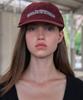 SOMEWHEREBUTTER Somewhere Logo Ball Cap - Burgundy