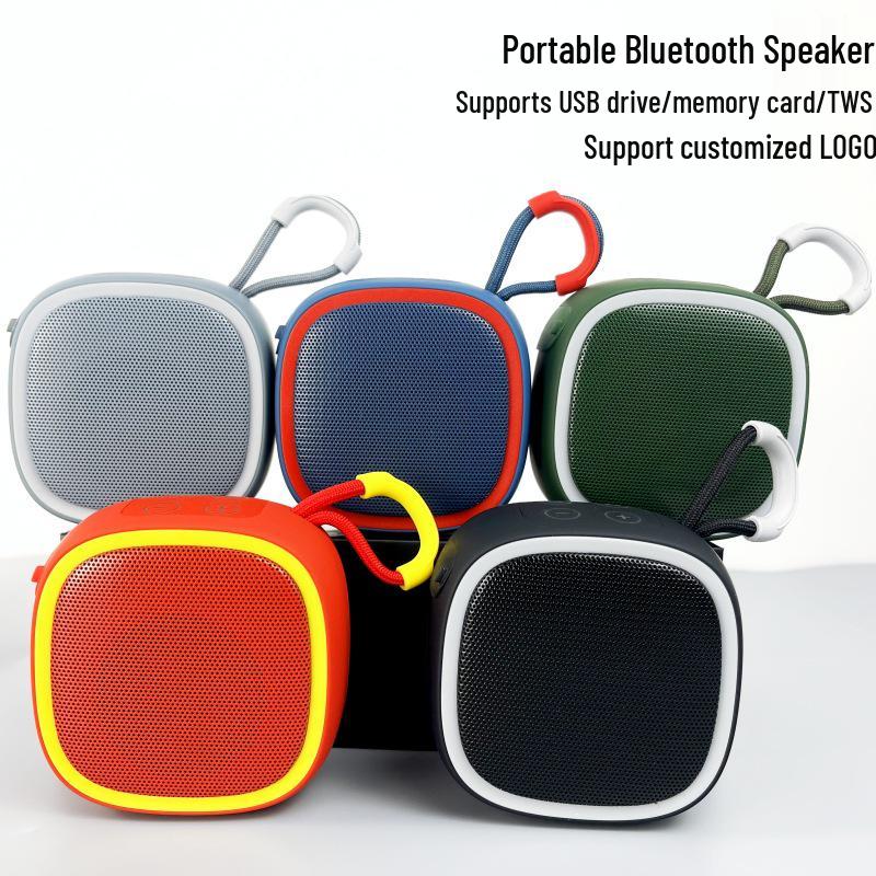 2025 Portable Mini Bluetooth Speaker - Little Cannon, Outdoor Wireless Speaker with Card-Playing Feature.