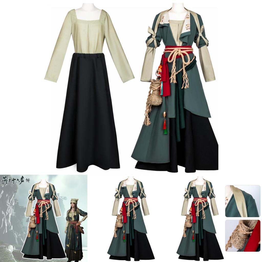 Retro Chinese Cosplay Outfit Anime Convention Attire Polyester Blend Artistic Role Play Costume