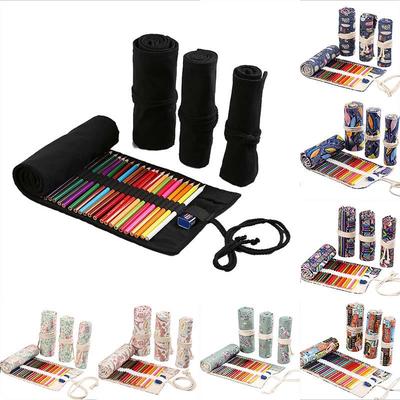 Perlen Niedliches Federmäppchen Federmäppchen Rolle Federmäppchen Schulbedarf Jungen Federmäppchen für Mädchen 12/24/36/48/72 Löcher Federmäppchen Briefpapier Stifttasche