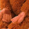 Orangutan Plush Doll Soft Stuffed Animal with Hanging Design High-Elastic Filling Interactive Playful Toy for Kids Adults