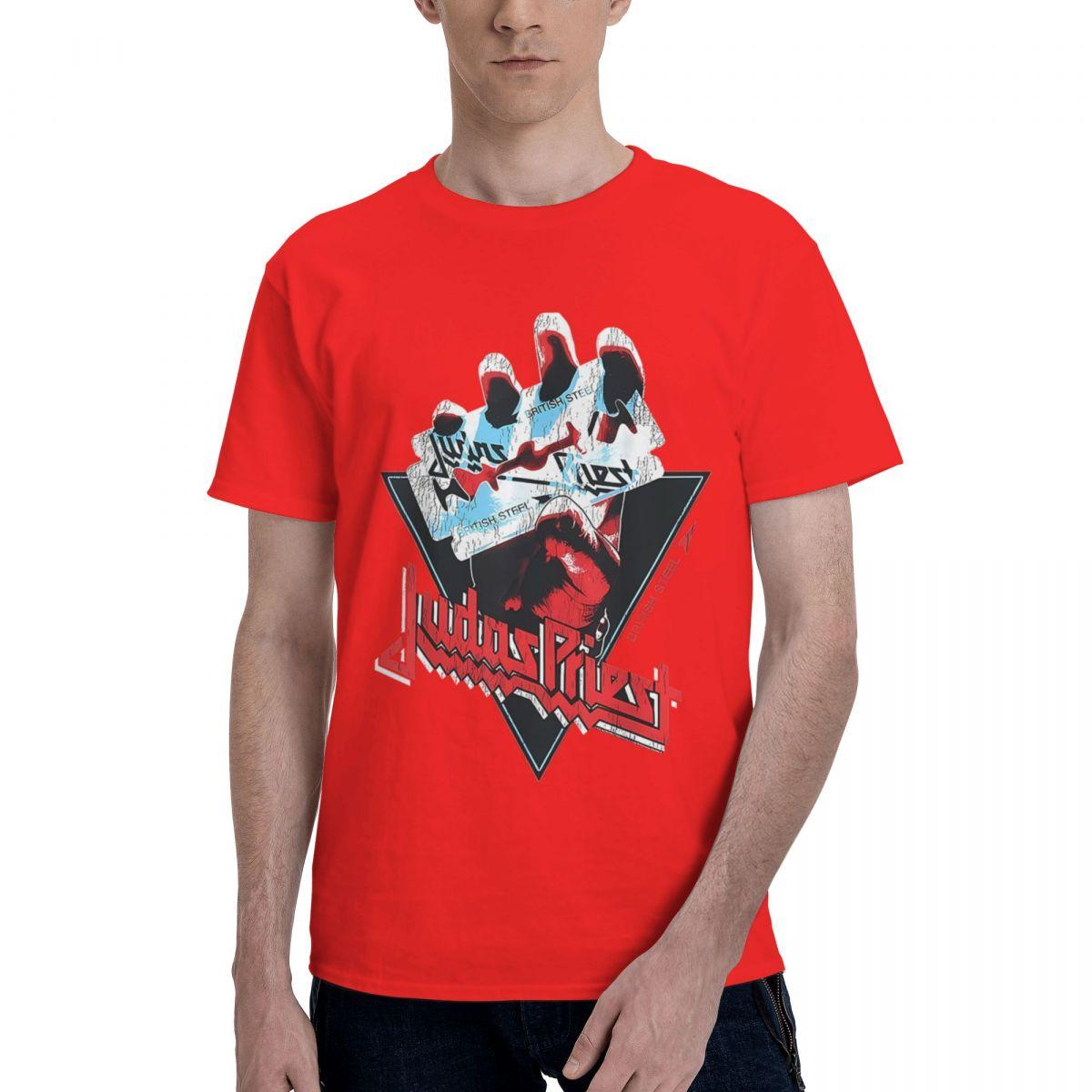 

Judas Priest British Steel 100 Cotton Casual Breathable Confortable Summer Funny Ugus TShirts Mens Shirt S