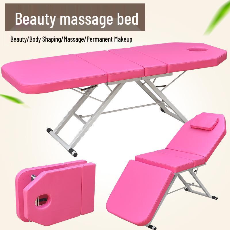 Folding Beauty Bed for Body Shaping, Massage, Physiotherapy, and Micro-plastic Procedures