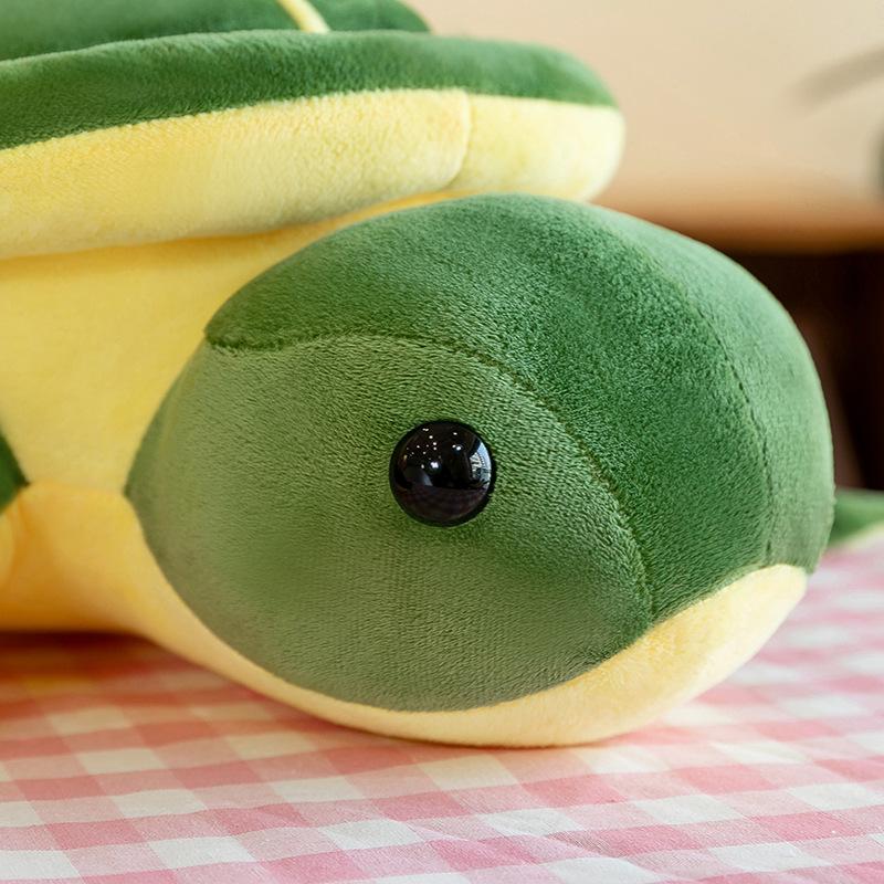 Simulierte Schildkröte Plüschtier Schildkröte Wurfkissen Puppe Mädchen schlafend haltend Greifautomat Puppe
