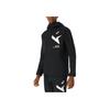 Asics Chaqueta con Capucha y Cremallera con Estampado para Hombre Ropa Exterior Negro 2031E534-001