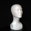 Mannequin Head Abstract Smooth Surface Foam Female Manikin Head Model Wig Hair Jewelry Display Stand for Shop