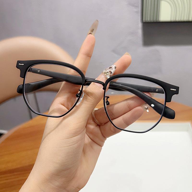 

JYL TS Blue Light Glasses Unisex Plain Frame Face Slimming YH9552 A-8606 гвинтівка зелений колір