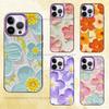 Oil Painting Flowers Phone Case For iPhone 17 16e 16 15 14 13 12 11 Pro Max X XR XS MAX Back Cover