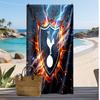 Toalla de Playa Impresa Tottenham Hotspur Secado Rápido Suave Portátil Manta de Playa Rectangular Grande para Viajes Piscina