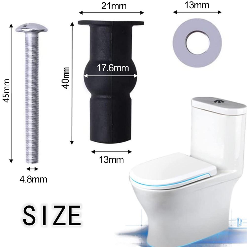 Šroubové závěsy záchodového sedátka Gumová zátka Koupelnové potřeby Rozšiřující gumové horní matice
