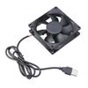 Quiet 80x25mm Computer Case Fan DC5V Low Noise High Airflows For CPU Cooling Networking Radiator