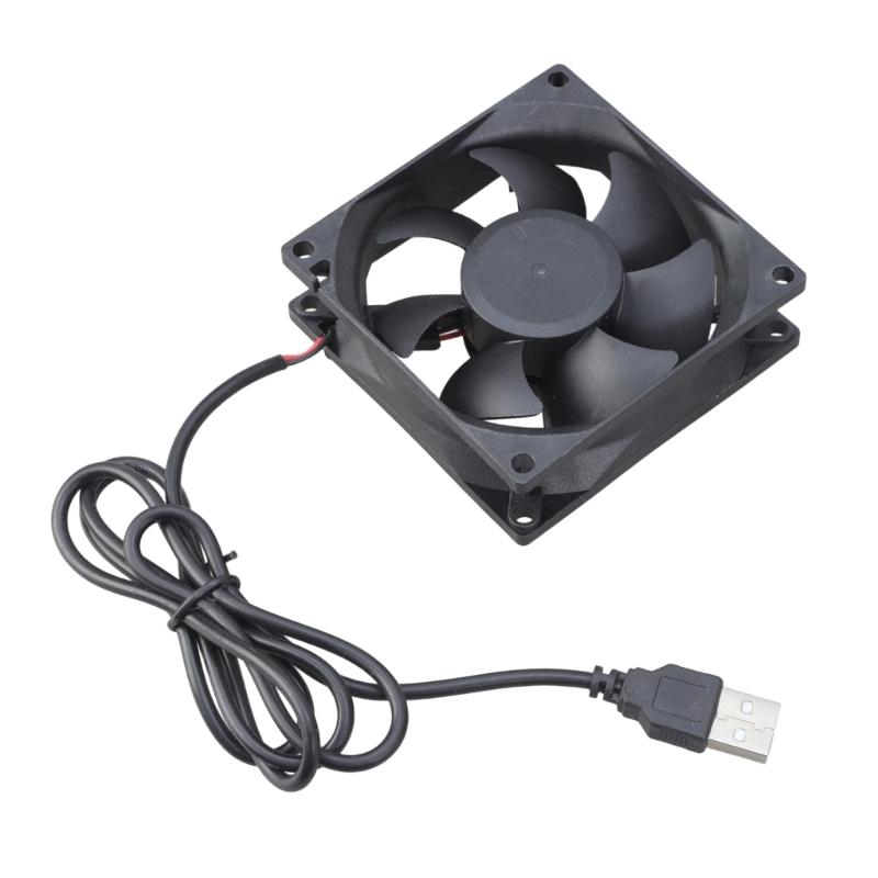 

Quiet 5V USB Blower Fan High Airflow Cooling Radiator For 3D Printer PC CPU 80x80x25mm 1