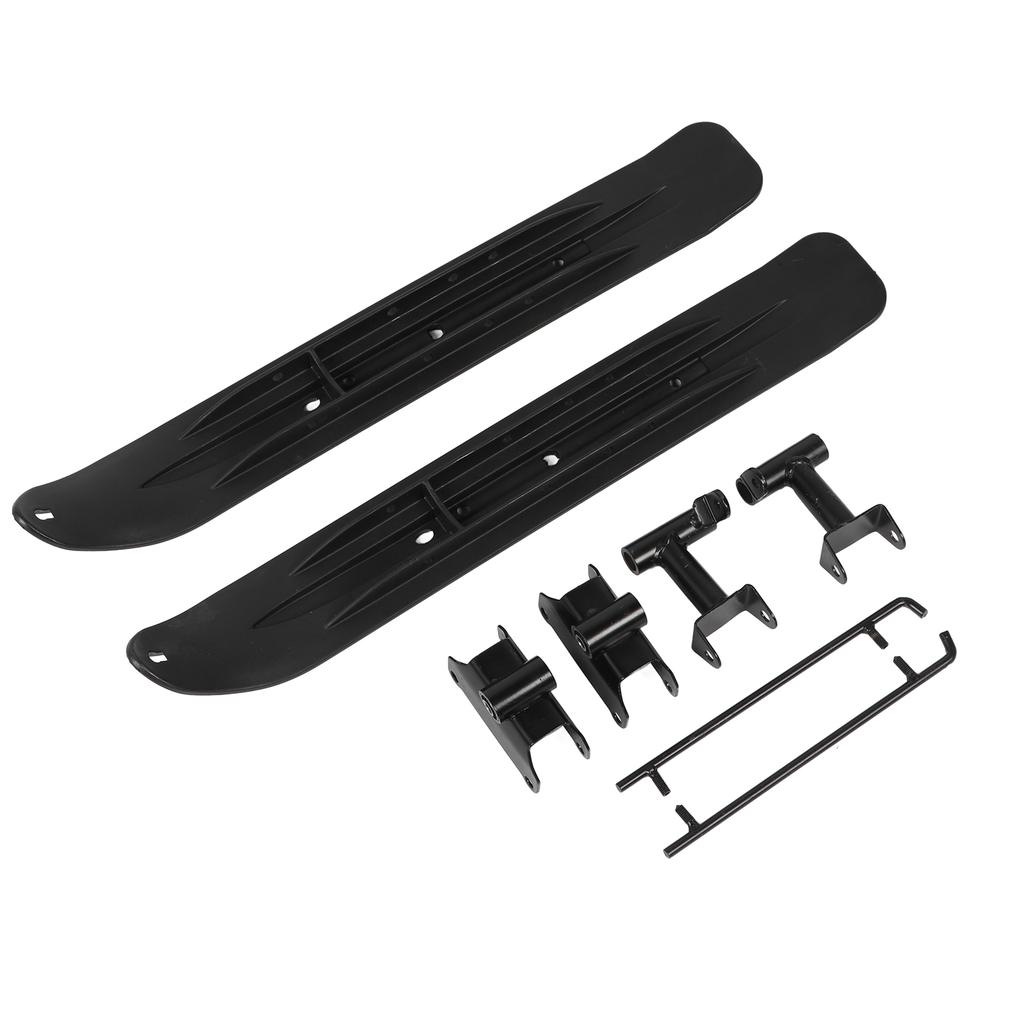 1 Pair Snow Bike Sledge Sled Anti Slip Enhanced Grip Snow Racer Skid for Quad Bike ATV Go Kart UTV Four Wheel