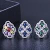 J0076 Popular Ring Aaa Zircon Inlaid Ring