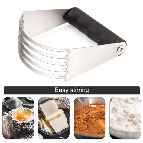 Stainless Steel Dough Blender Mixer Cream Flour Mixer Egg Powder Beater Rammer Multi-Purpose Kitchen