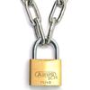 ABUS Brass Padlock EC75/40 KD Dimple Cylinder, Loose Number