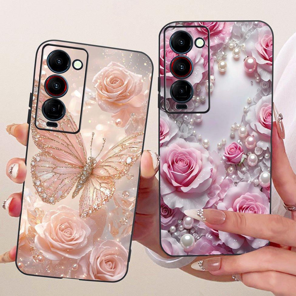 Handyhülle Für Tecno Camon 18P Hülle CH7 Süße Katze Mode Lustig Bemalt Fundas Für Tecno Camon 18P Gehäuse