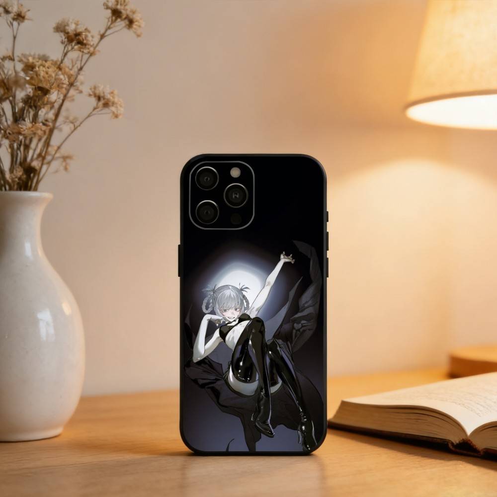N-Nazuna N-Nanakusa  Phone Case For iPhone 17,16,15,14,13,12,11 Plus,Pro Max,XS,Soft Silicone Black Cover