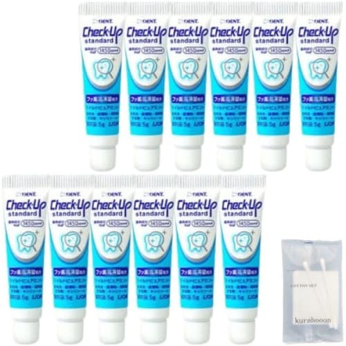 

kurahooon Check Up Mild Pure Mint 5g (12-pack) with kurahooon cotton pad