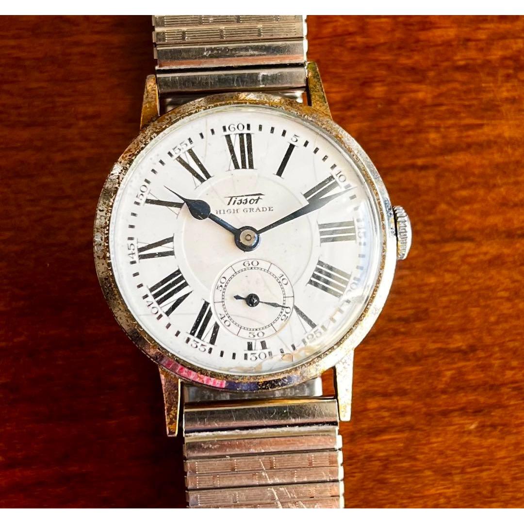 Used Tissot HIGH GRADE hand-wound watch working item