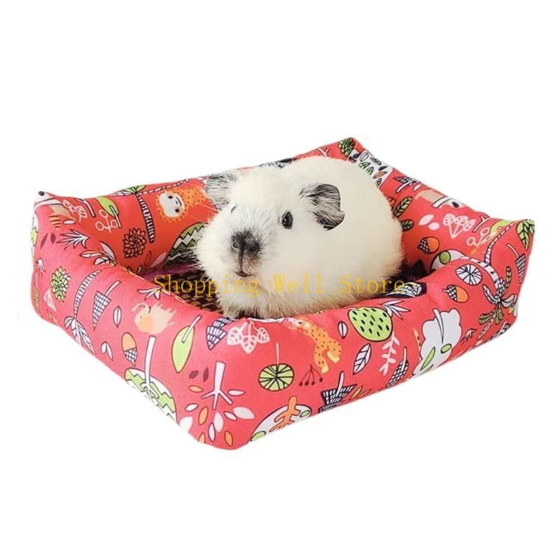 KX4B Подушка для песчанки Мягкая кровать Подушка для грызунов Подходит для хомяков Морских свинок S