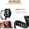 Boîtier+Bracelet pour Samsung Galaxy Watch7 40mm 44mm Bracelet en Silicone Bracelet Film de Protection d'Écran en Verre Trempé Coque Bumper en TPU