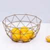 ZISIZ Nordic Gold Iron Fruit Snack Basket (Set of 2)