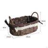 Rattan Storage Basket for Household Items The Tabletop Kitchen