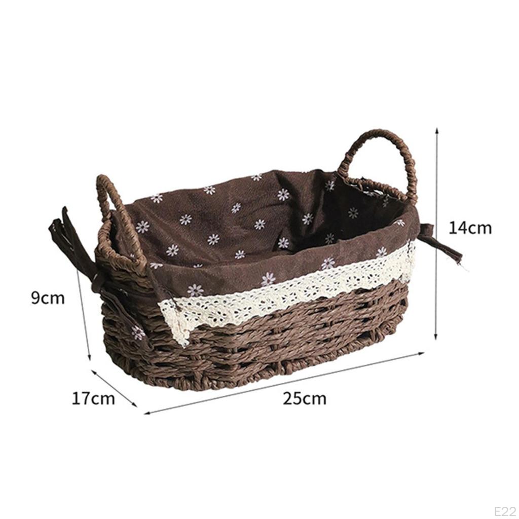 Rattan Storage Basket for Household Items The Tabletop Kitchen
