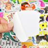 50Pcs Cartoon Game Console Personalized Sticker Graffiti Creative Helmet Toy  Mobile Phone Computer Refrigerator Desk Decoration