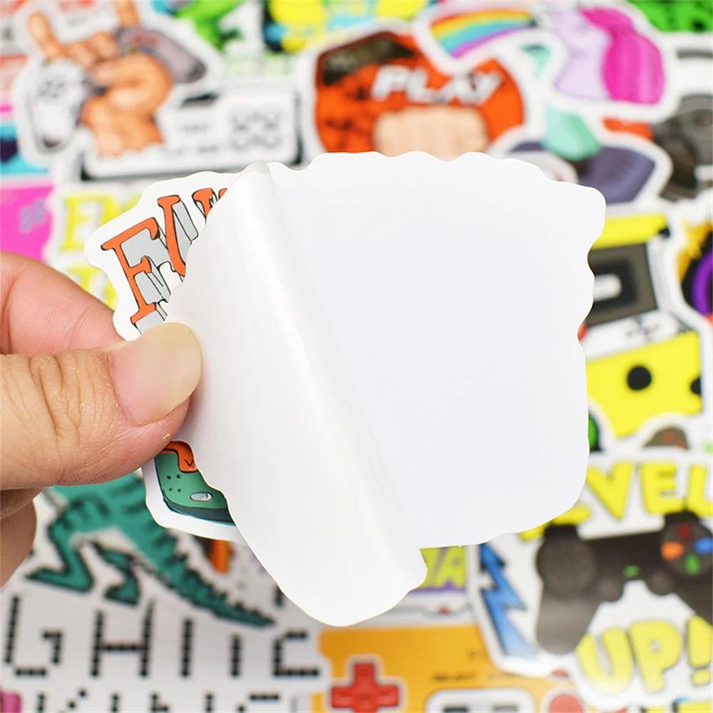 50Pcs Cartoon Game Console Personalized Sticker Graffiti Creative Helmet Toy Mobile Phone Computer Refrigerator Desk Decoration