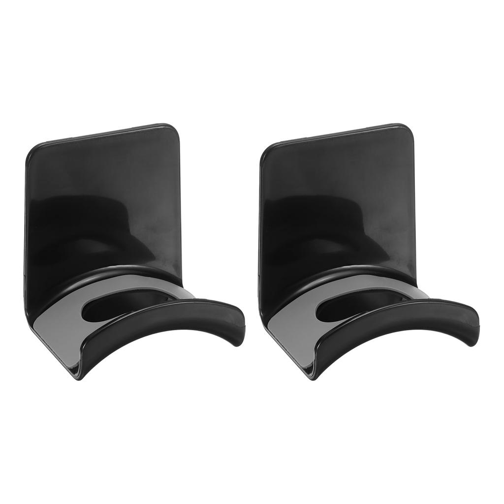 uxcell Headphone Stand, 2-Piece ABS Headset Holder, Adhesive Headphone Holder Hook Mount Headphone Hanger Hook for Gaming Headphones and Earphone