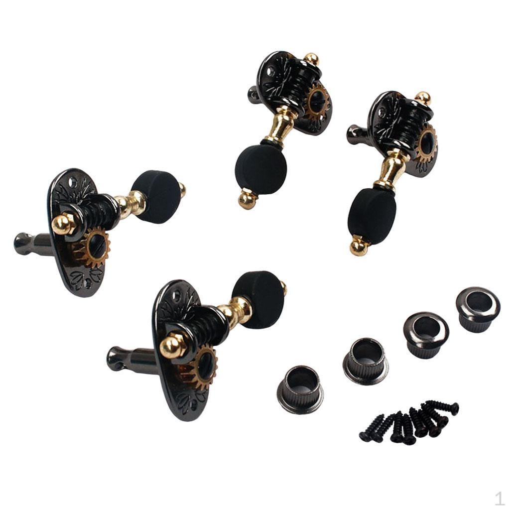 Locking Key Button String Tuning Pegs for 3 Box Guitar