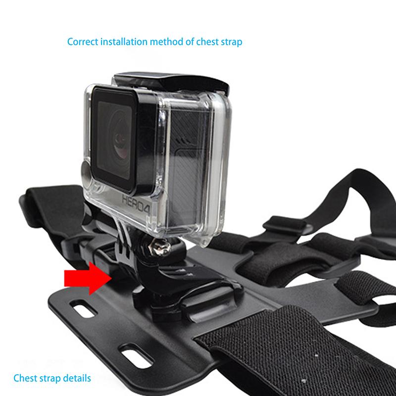 Vamson For Iphone 13 14 Samsung Huawei Chest Strap Belt Body Harness Phone Clip Mount For Insta360 For Gopro Hero 11 10 9 8 7