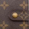 LOUIS VUITTON Compact zip Bi-Fold Wallet M61667 Brown Monogram canvas unisex Used