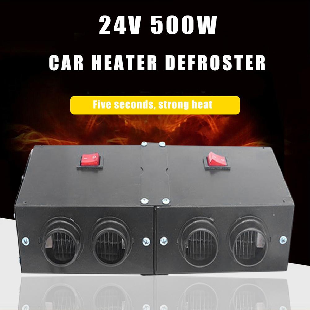 12V/24V Winter Warmer Defroster Fast Heating Car Windshield Heater Low Noise Frost Snow Fog Removal Machine Auto Accessories