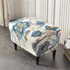 Floral Printed Wing Chair Cover Stretch Spandex Armchair Covers Nordic Removable Relax Sofa Slipcovers With Seat Cushion Covers
