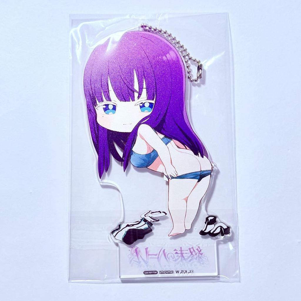 [USED] World's End Harem AmiAmi Exclusive Figure Bonus Acrylic Keychain Miku Suou