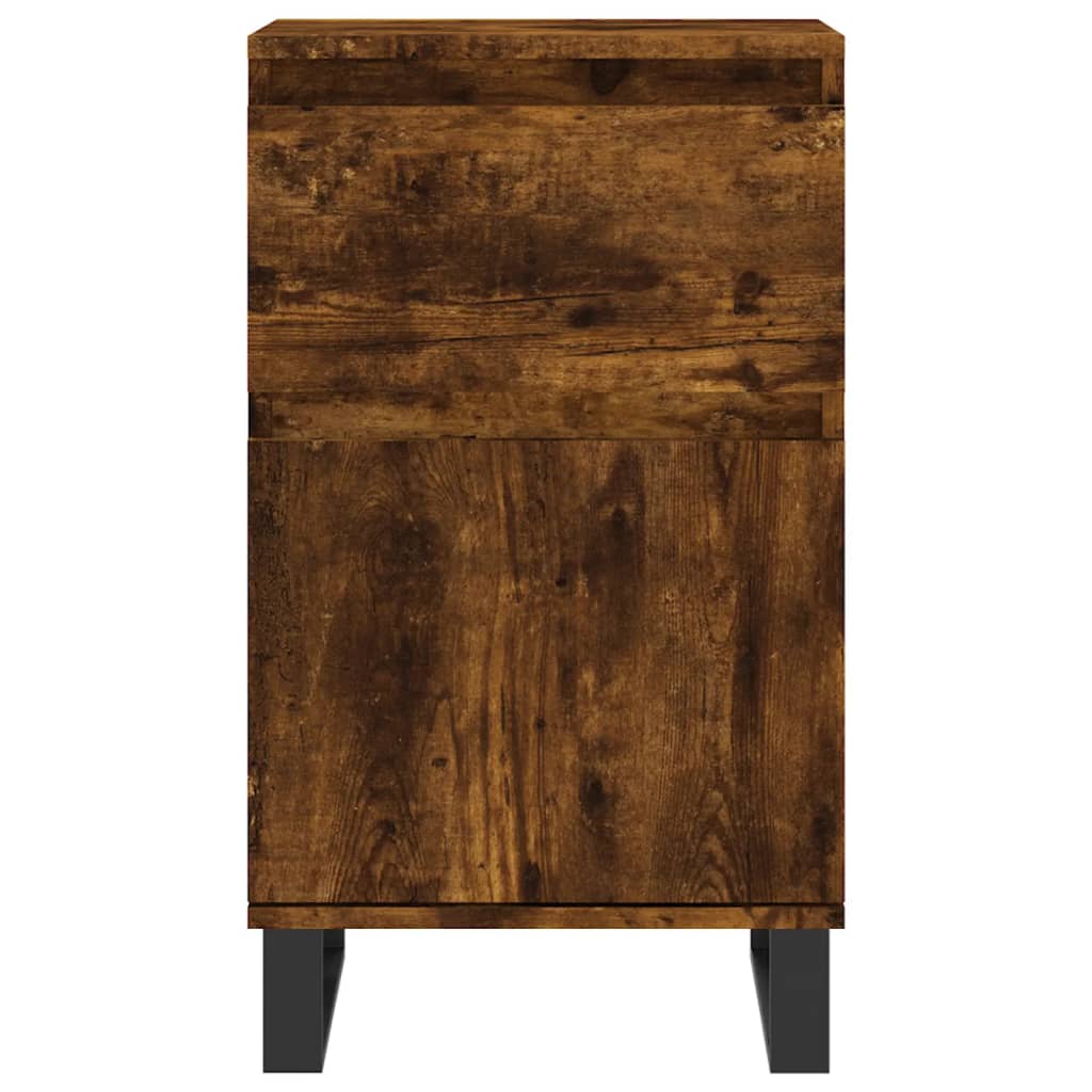 Sideboards 2 Pcs Smoked Oak 40 X 35 X 70 Cm Engineered Wood