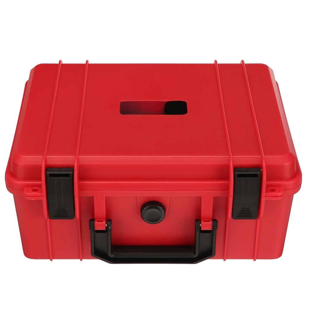 Safety Instrument Tool Box ABS Plastic Storage Toolbox Equipment Tool Case Suitcase with Foam Inside Black/red/yellow/blue