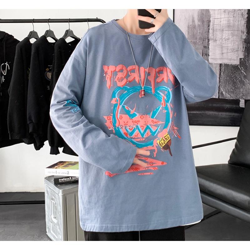 Tricouri pentru bărbați Tricouri cu literă Imprimare grafică Tricouri marca de modă pentru bărbați Îmbrăcăminte pentru bărbați Tricou casual Barbat Vară Coreeană Retro