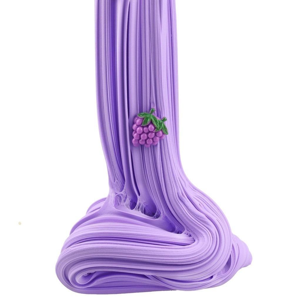 70ml Fruit Cake Slime Kit Fluffy Floam Kid Modeling Slime Clay Toy Polymer Safe Cotton Biscuit Slime