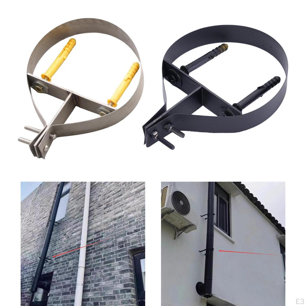 5 Inch Chimney Pipe Bracket Holder Hanging Portable Adjustable Wall Support Flue Liner
