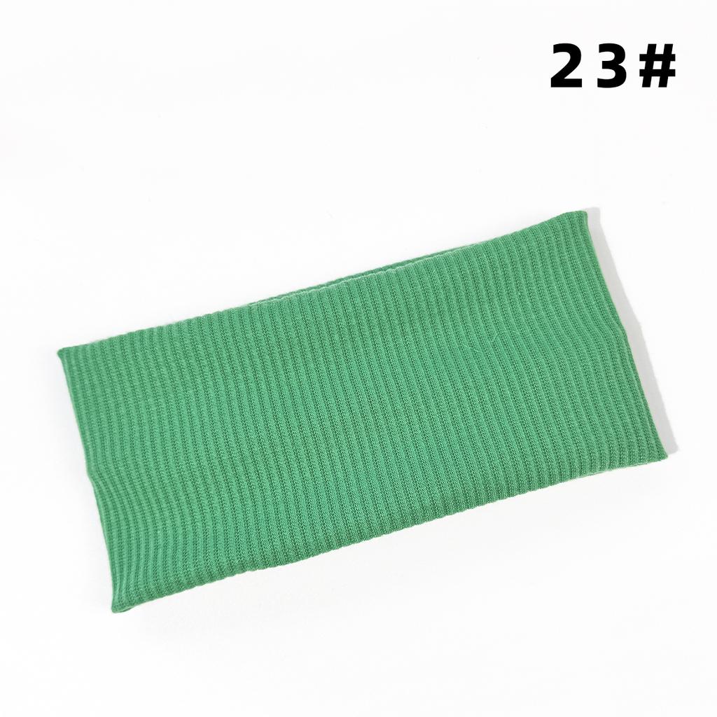 9003 SASAacc European and American Solid Color Knitted Hairband Elastic Sports Headband Hair Accessories Korean Style