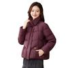 Women's new stand-up collar windproof lightweight thickened fluffy warm cold loose short high quality fabric casual sports jacket