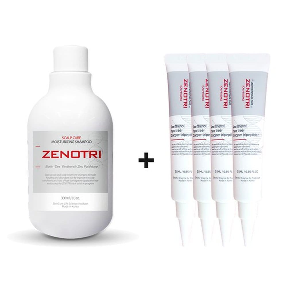 

[Zenotri] Anti-dandruff shampoo 300ml + scalp essence 25ml x 4