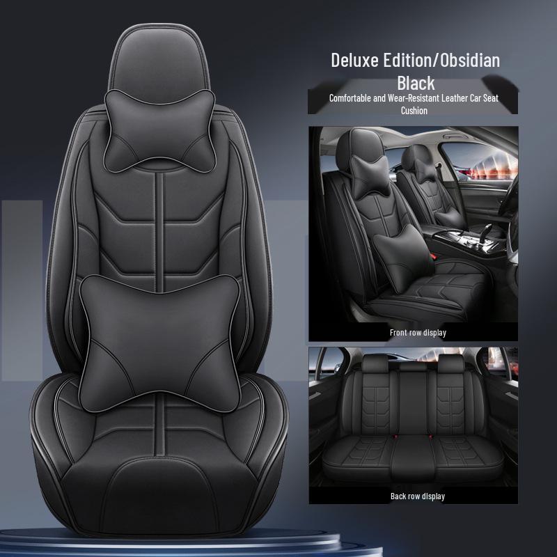 ZRV Fengshen AX7 Mach Edition Emgrand Thor Leather Car Seat Cushion - Universal Fit, Four Seasons, Eight-Pack Abs