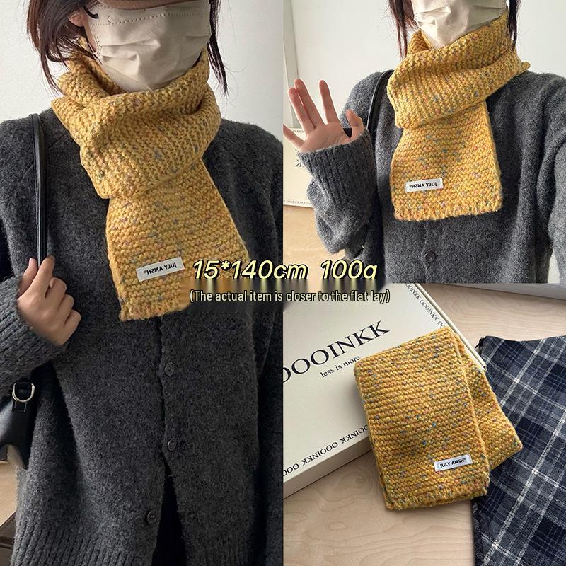 Schal mit Süßigkeitenbohnen im koreanischen Stil: Warmer, winddichter, Unisex-Nackenwärmer für Herbst & Winter