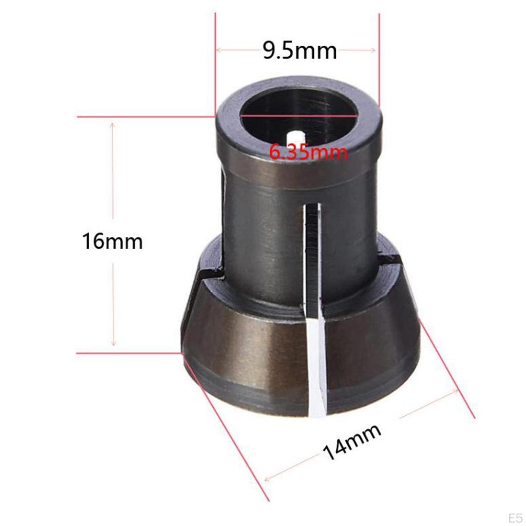 Bit Collet Chuck Clamping Adapter,High Precision Adapter for Engraving Trimming Machine