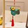 Polyester Fiber Sheep Plush Doll Chinese Style Bag Charm Festive Vibe Key Pendant  Gift